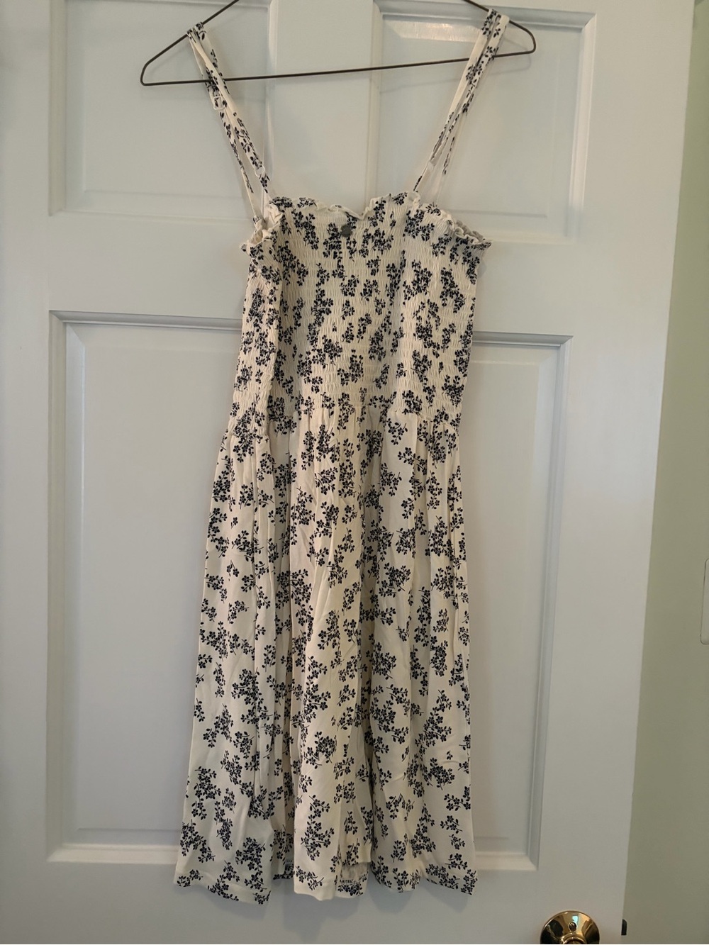 Roxy Midi Dress with Black Floral Print - Picture 2 of 4